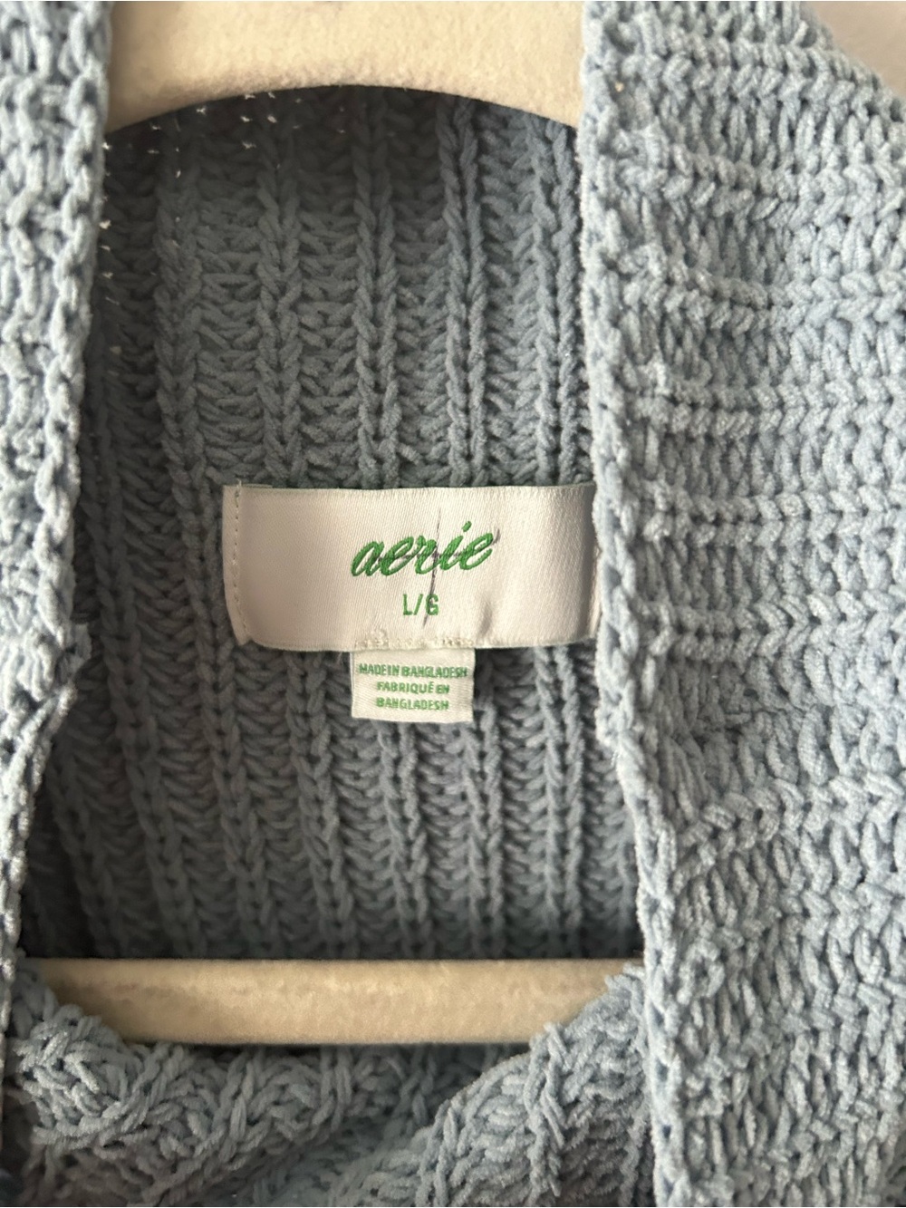 Aerie, chunky knit oversized, mock neck sweater XL - Picture 3 of 6